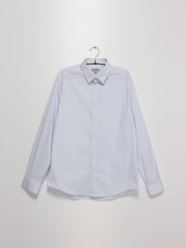 Сорочка повсякденна COS модель 0648137_блакитний комб. Фото