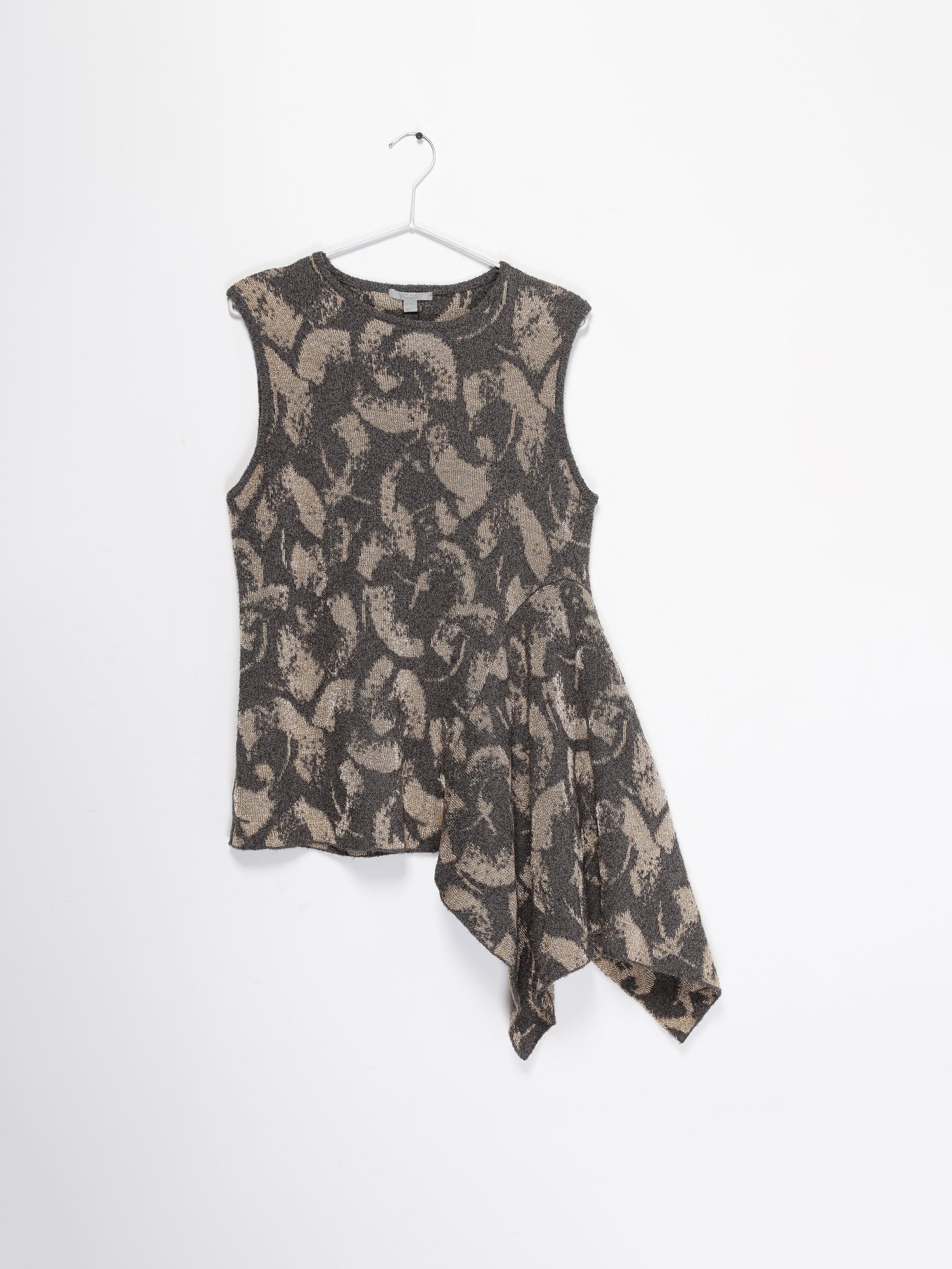 Майка COS модель 09022047_т.сірий з бежевим Фото