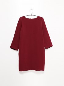 Сукня міні COS модель 418932_бордовий Фото