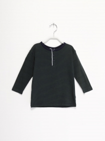 Лонгслив COS модель 0343382_т.синій з зеленим Фото