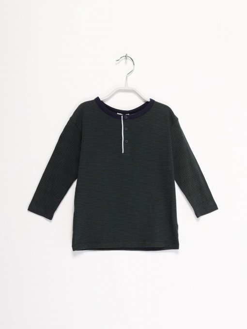 Лонгслив COS модель 0343382_т.синій з зеленим Фото