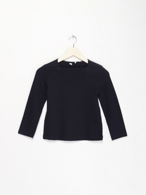 Лонгслив COS модель 0386052_т.синій Фото