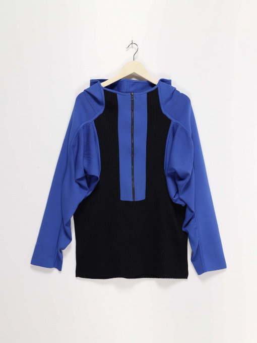 Худи COS модель 0150858_синій з чорним Фото