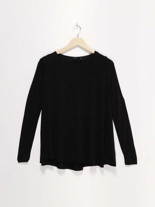 Лонгслив COS модель 0184404_чорний комб. Фото