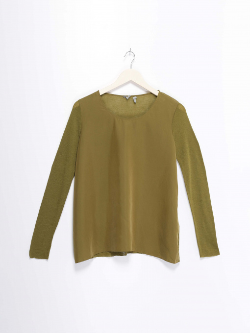Лонгслив COS модель 0200021_хакі Фото
