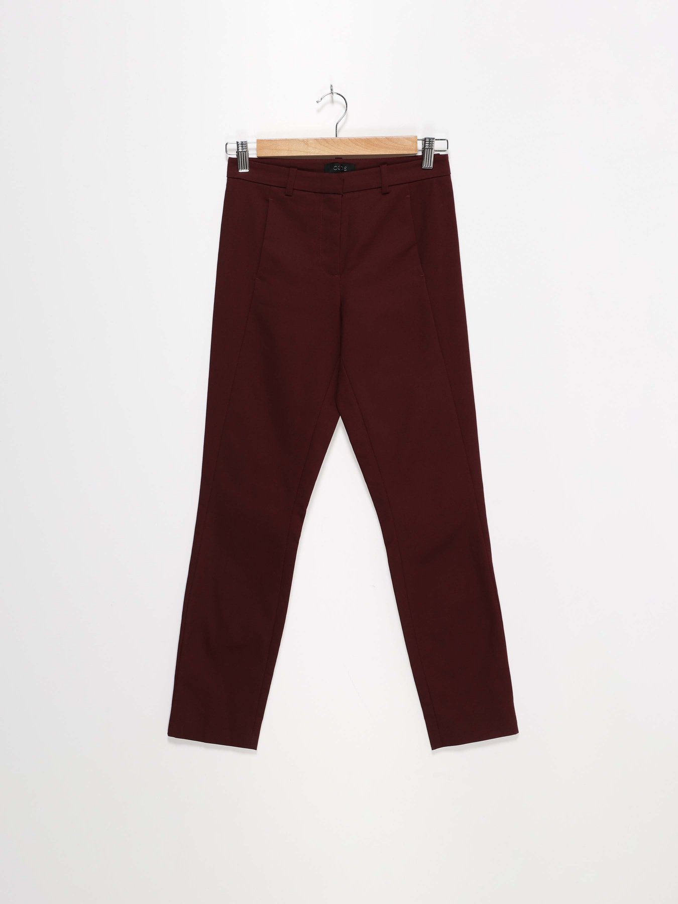 Повсякденні штани COS модель 0213299_бордовий Повсякденні штани COS модель 0213299_бордовий Фото