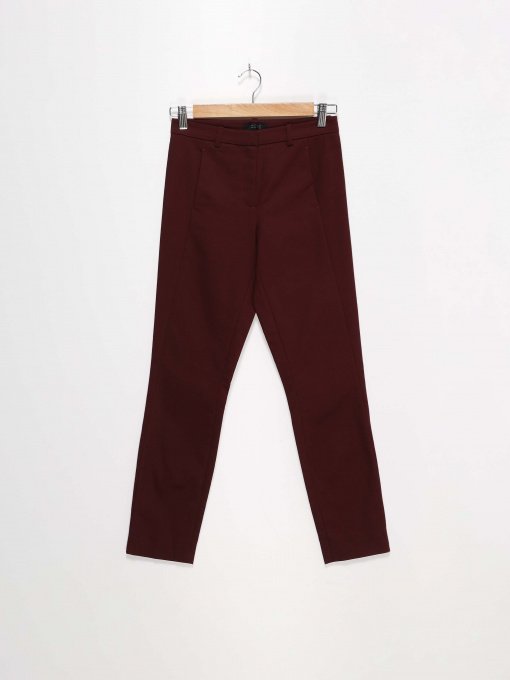 Повсякденні штани COS модель 0213299_бордовий Фото