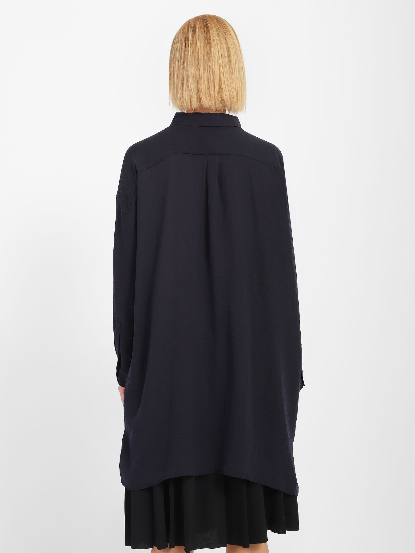 Блуза COS модель 0255478_т.синій Фото