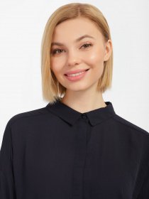 Блуза COS модель 0255478_т.синій Блуза COS модель 0255478_т.синій Фото