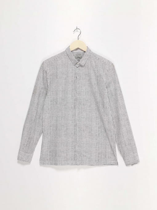 Рубашка COS модель 0283713_білий з чорним Фото