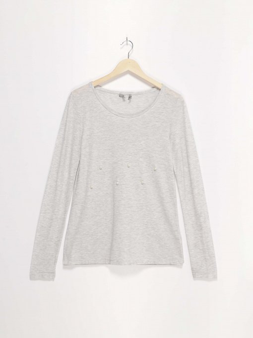 Лонгслив COS модель 0330623_с.сірий Фото