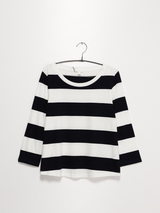 Джемпер COS модель 0142974_білий з чорним Фото