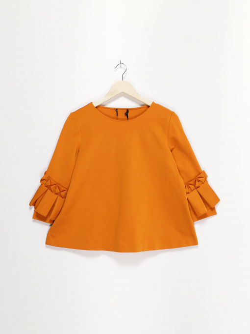 Лонгслив COS модель 0386410_помаранчевий Фото