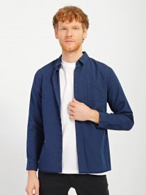 Сорочка повсякденна COS модель 0269904_т.синій Фото