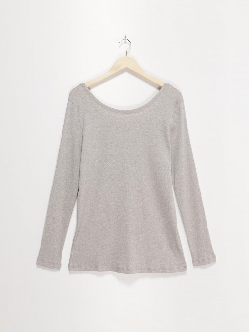 Лонгслив COS модель 0424331_с.сірий Фото
