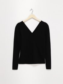 Лонгслів COS модель 0431928_чорний Фото