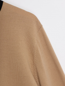 Джемпер COS модель 0468207_бежевий з чорним Фото