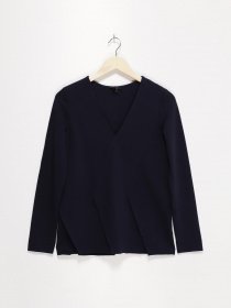 Лонгслів COS модель 0483209_т.синій Фото