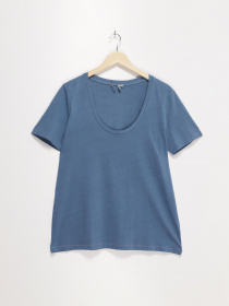 Футболка COS модель 0510151_синій Фото