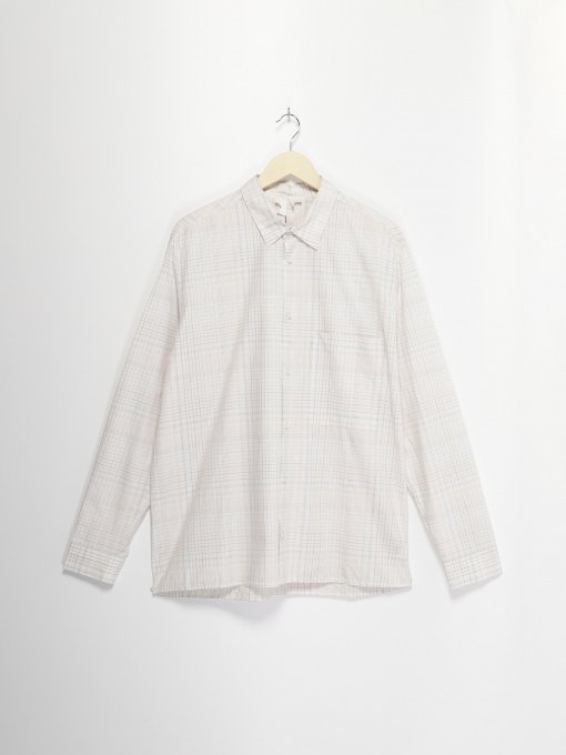 Сорочка повсякденна COS модель 0552807_білий комб. Фото