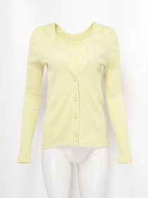 Лонгслів COS модель 0554731_с.жовтий Лонгслів COS модель 0554731_с.жовтий Фото