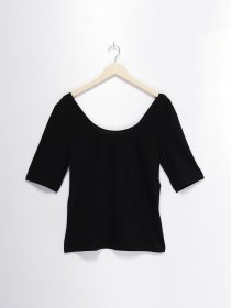 Футболка COS модель 0555291_чорний Фото