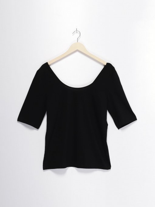 Футболка COS модель 0555291_чорний Фото