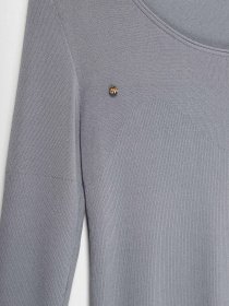 Лонгслів COS модель 0561992_сірий Фото