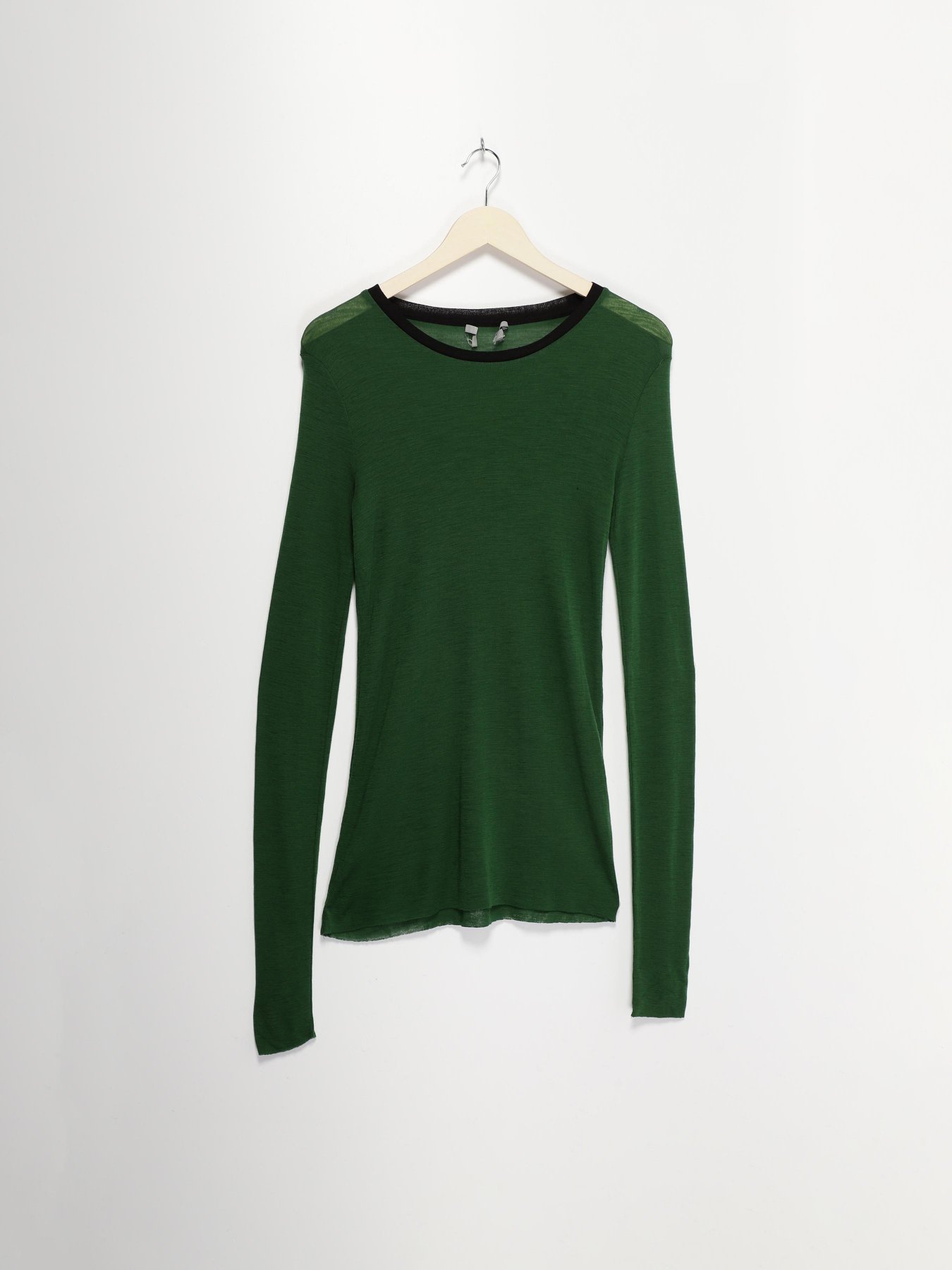 Лонгслив COS модель 0581278_т.зелений Фото