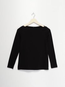 Лонгслів COS модель 0583297_чорний Фото