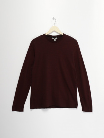 Лонгслив COS модель 0596339_т.бордовий комб. Фото