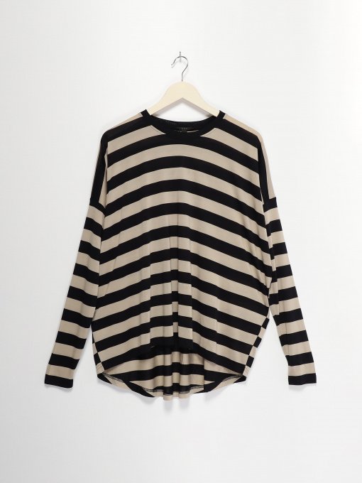 Лонгслив COS модель 0753459_т.синій з бежевим Фото