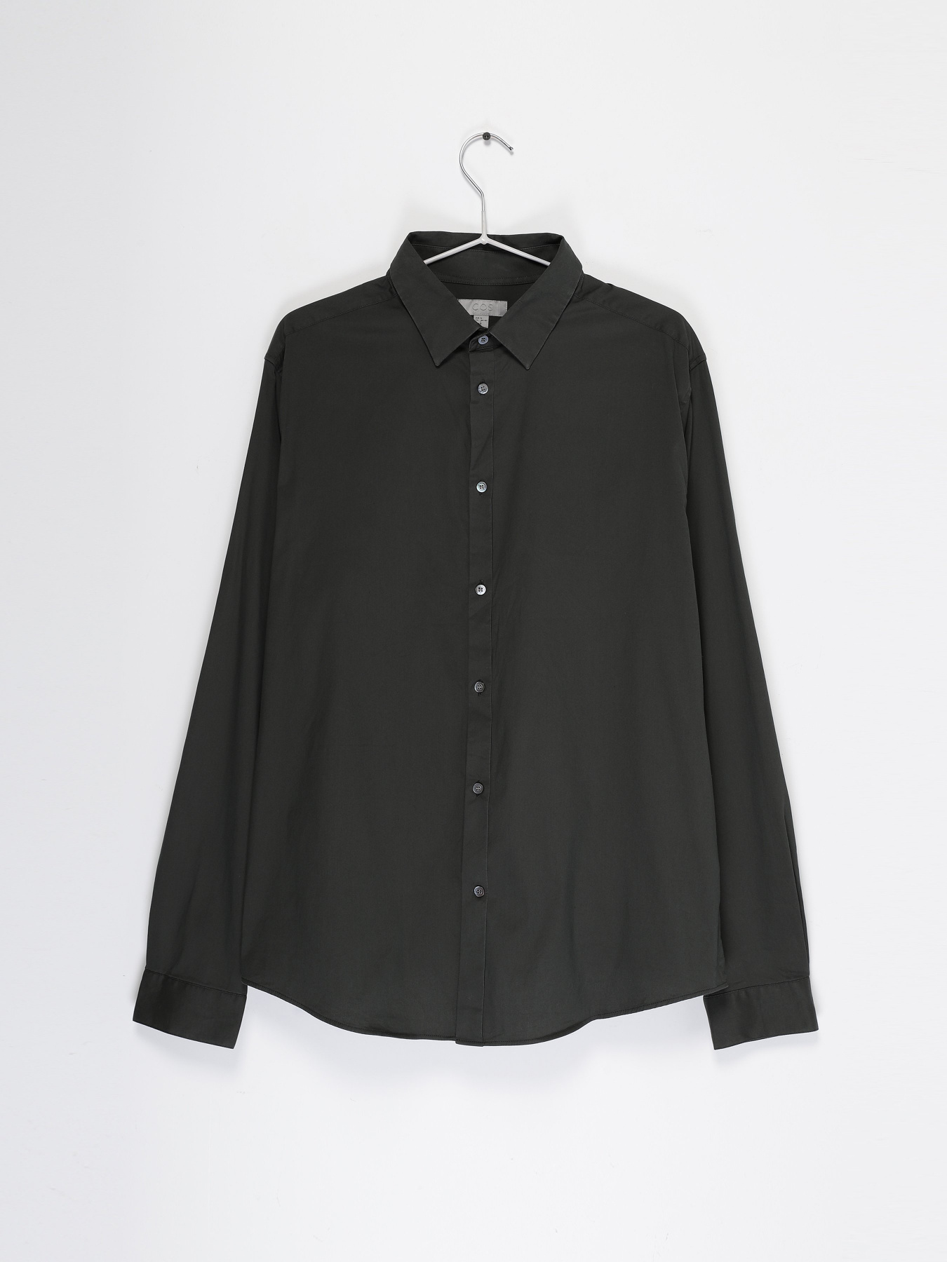 Сорочка повсякденна COS модель 0353103_т.зелений Сорочка повсякденна COS модель 0353103_т.зелений Фото