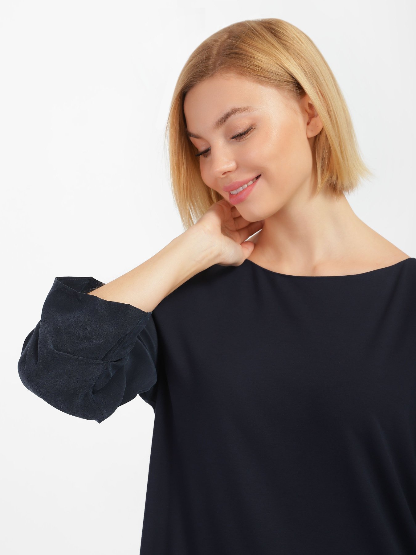 Платье мини COS модель 0361285_т.синій Фото