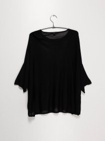 Футболка COS модель 0362968_чорний Фото