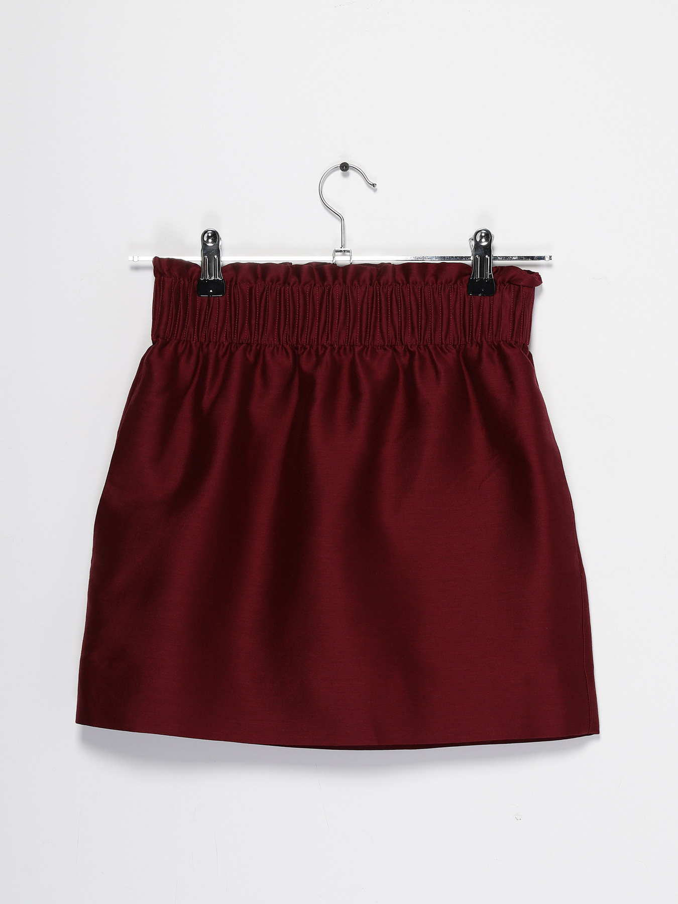 Юбка мини COS модель 0366266_бордовий Фото