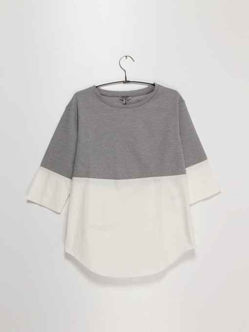 Джемпер COS модель 0373740_сірий з білим Фото