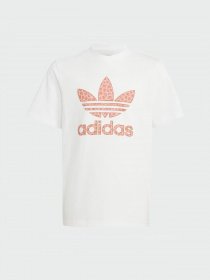 Футболка Adidas White Animal Graphic модель IJ0694 Фото