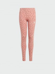 Спортивні леггінси Adidas Animal Allover Print High Waist модель IJ0757 Фото