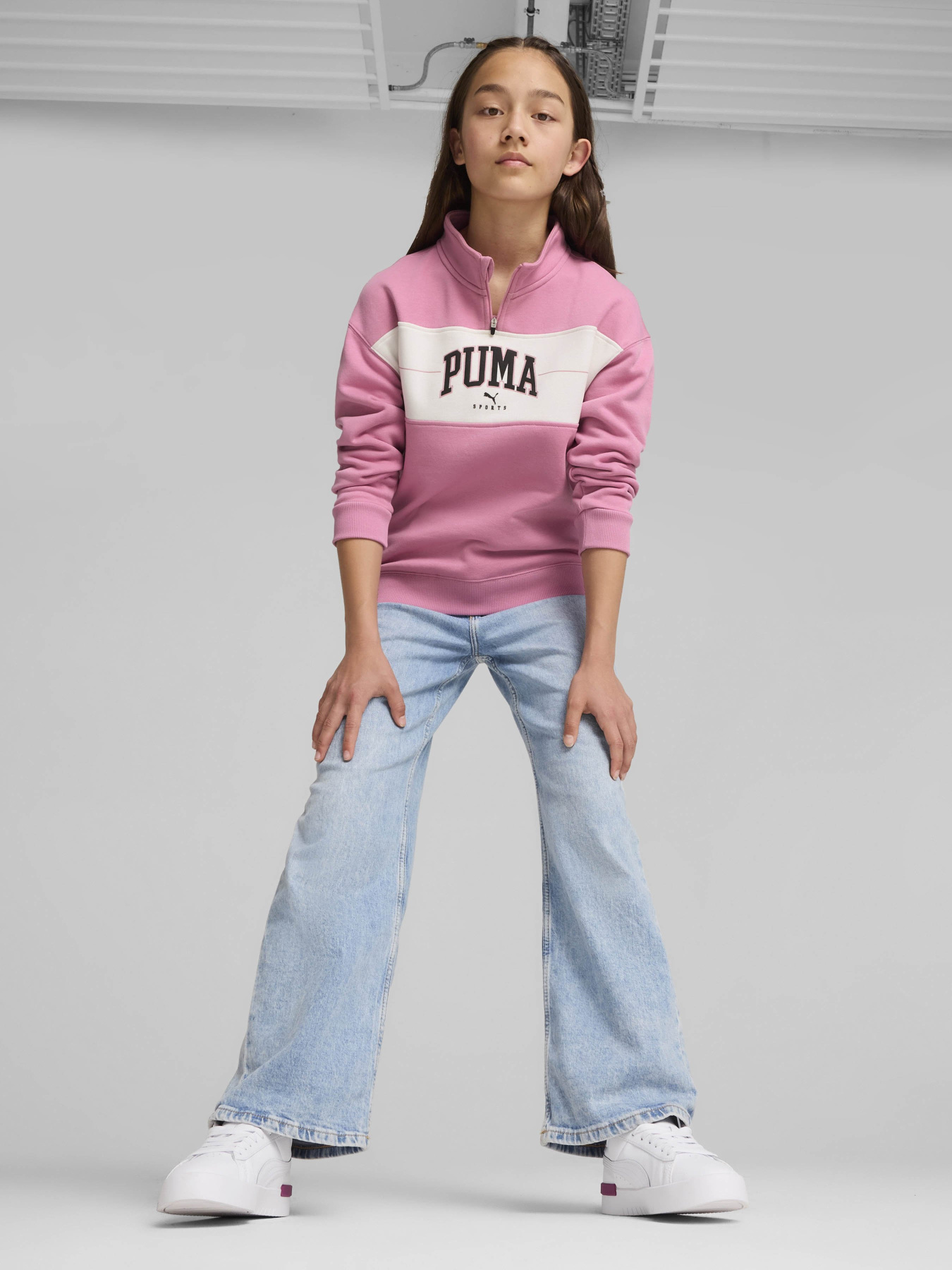 Кофта PUMA SQUAD HALF-ZIP модель 68178348 Фото