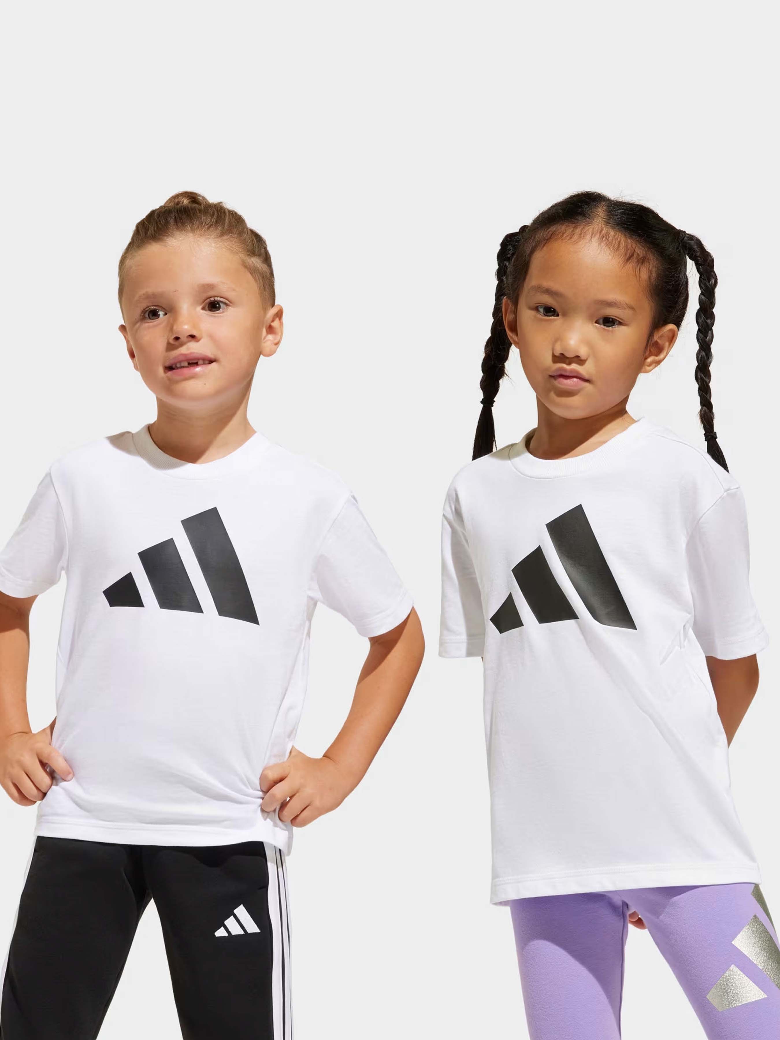 Бавовняна Дитяча Футболка adidas ESSENTIALS (CP334) колір білий