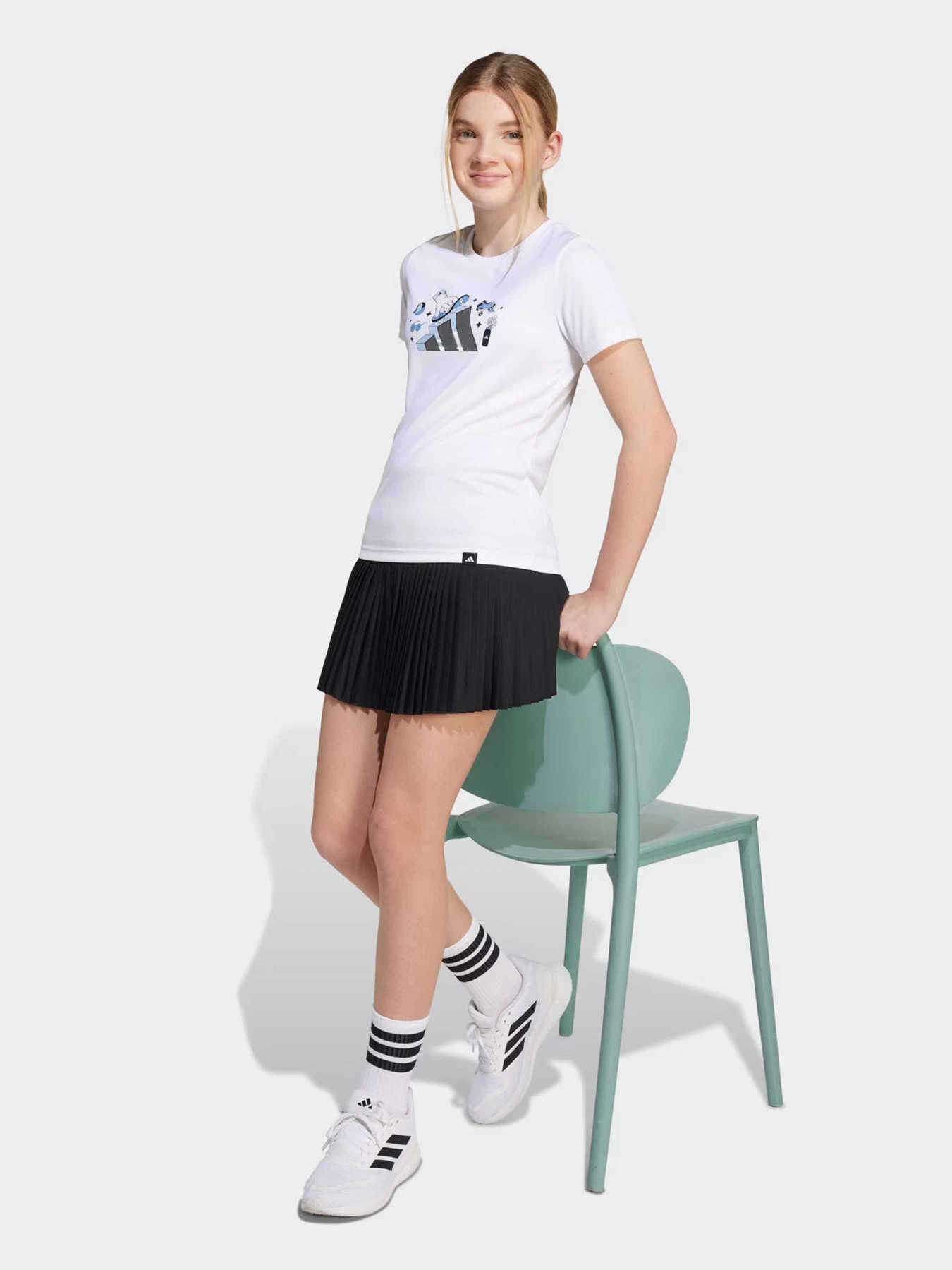 Футболка Adidas CLIMACOOL Animal Graphic Kids Модель JV5201 Фото