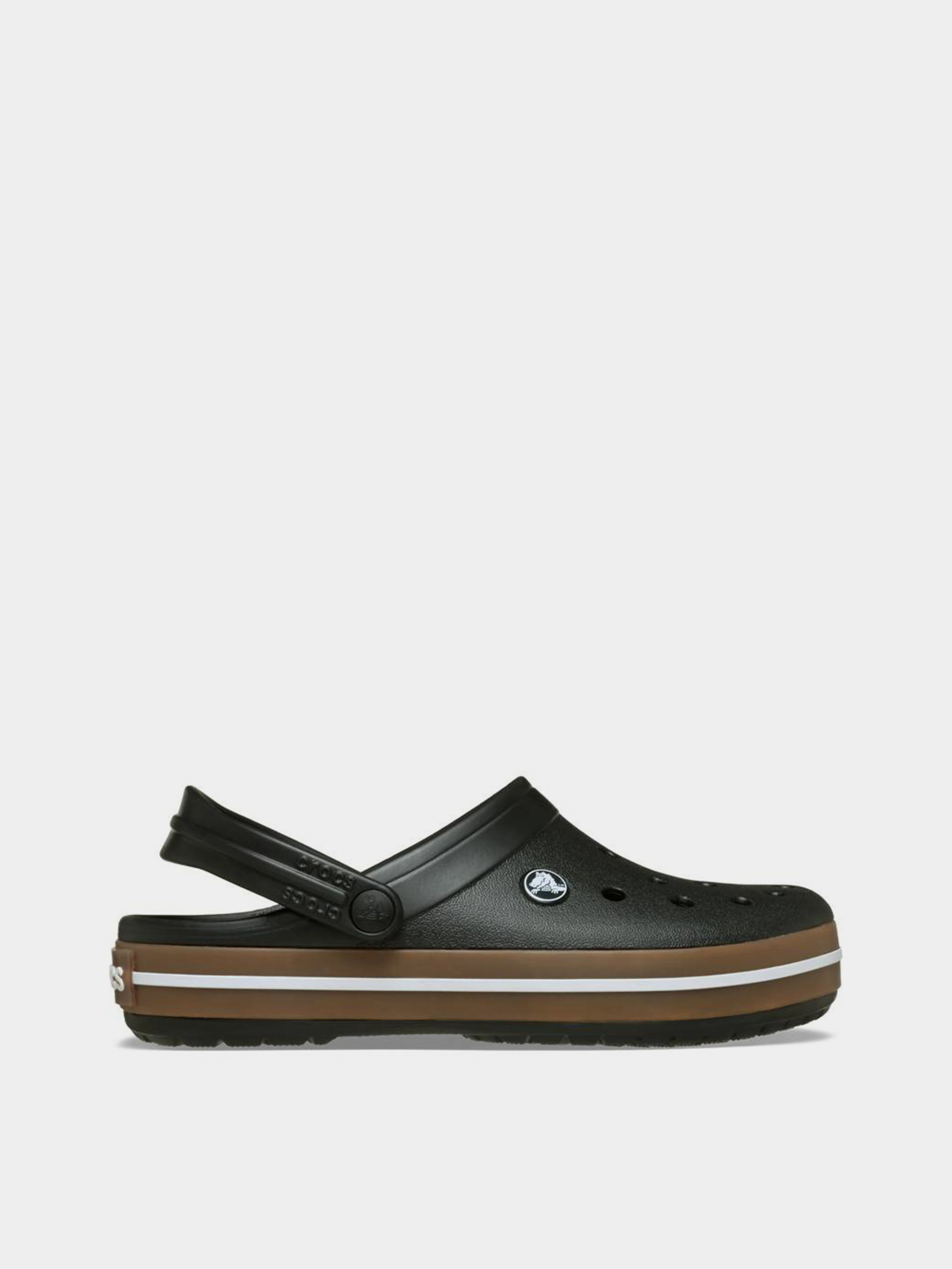 Чоловіче Сабо Crocs CROCBAND GUM CLOG BLK (CRC135) колір чорний, матеріал термопластичні еластомери/ева Crocs - купити в Україні