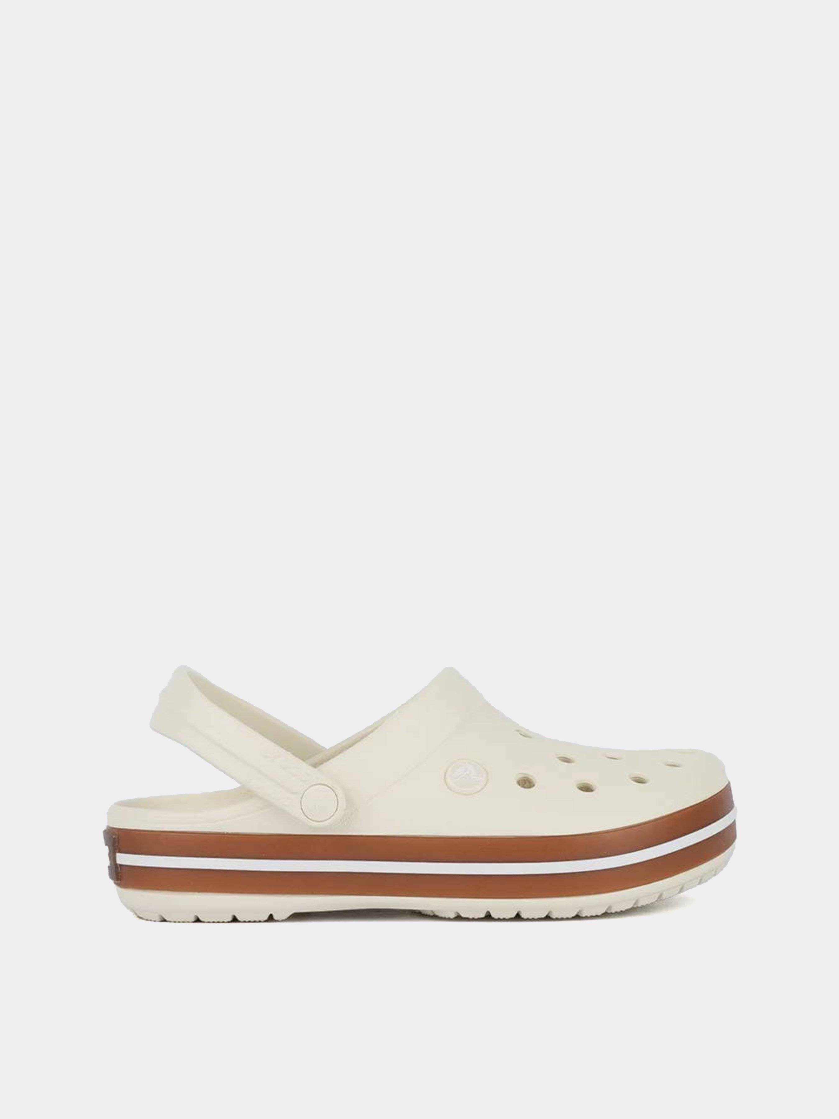 Жіноче Сабо Crocs CROCBAND GUM CLOG SMWT (CRC136) колір бежевий, матеріал термопластичні еластомери/ева Crocs - купити в Україні