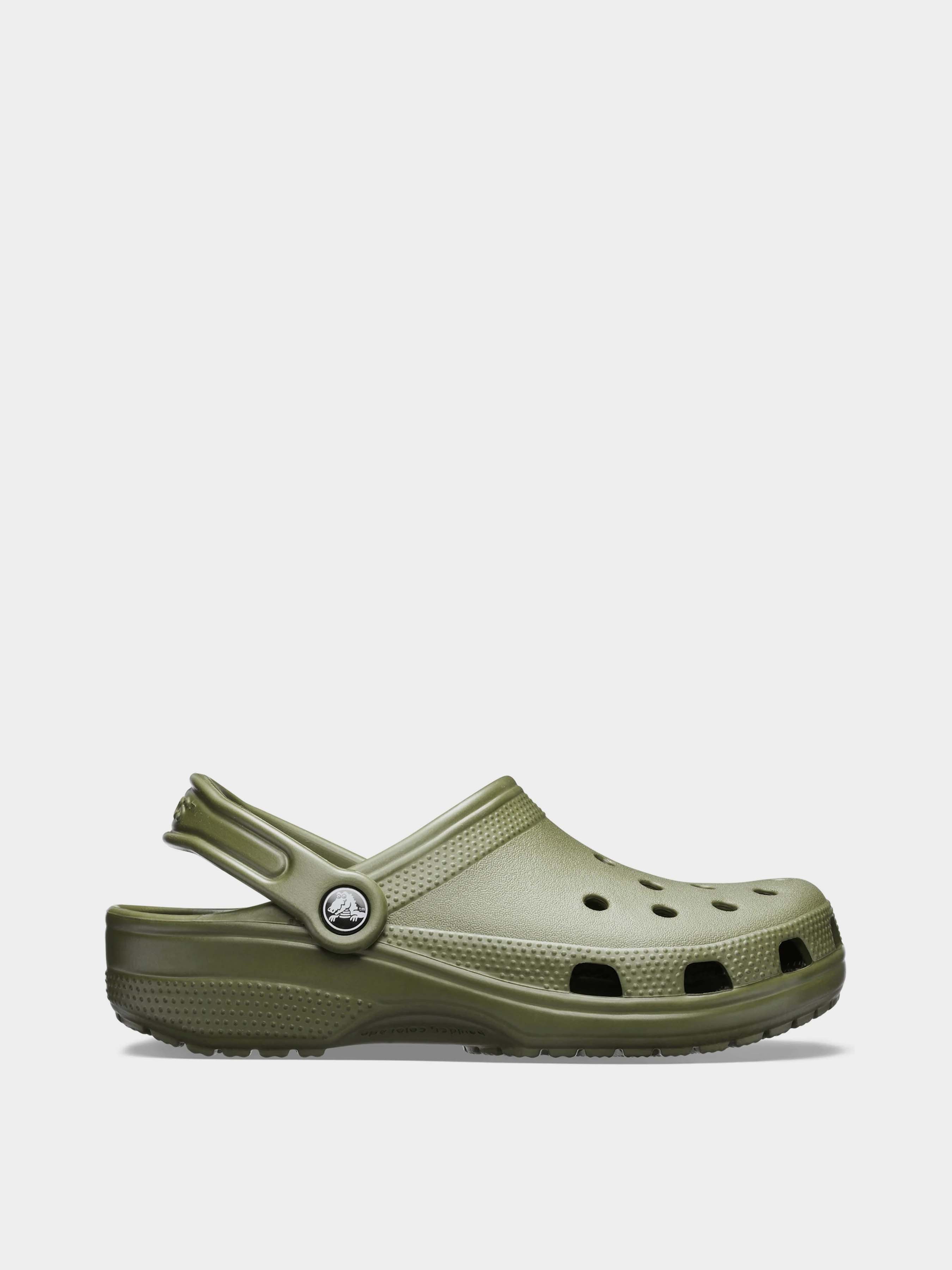 Чоловіче Сабо Crocs  (CRC55) колір зелений, матеріал термопластичні еластомери