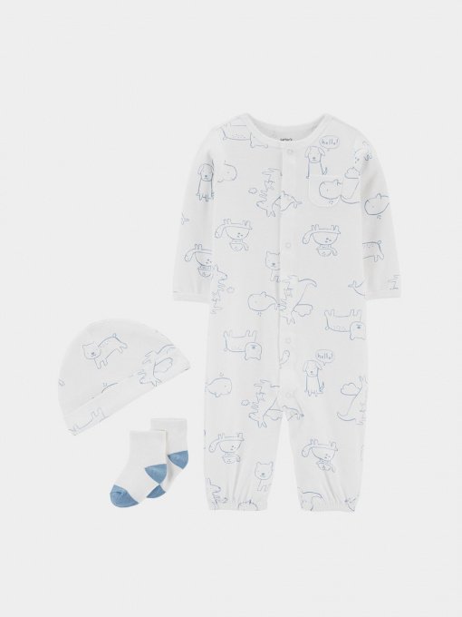 Пижама Carter’s модель 1I722710-wht Фото