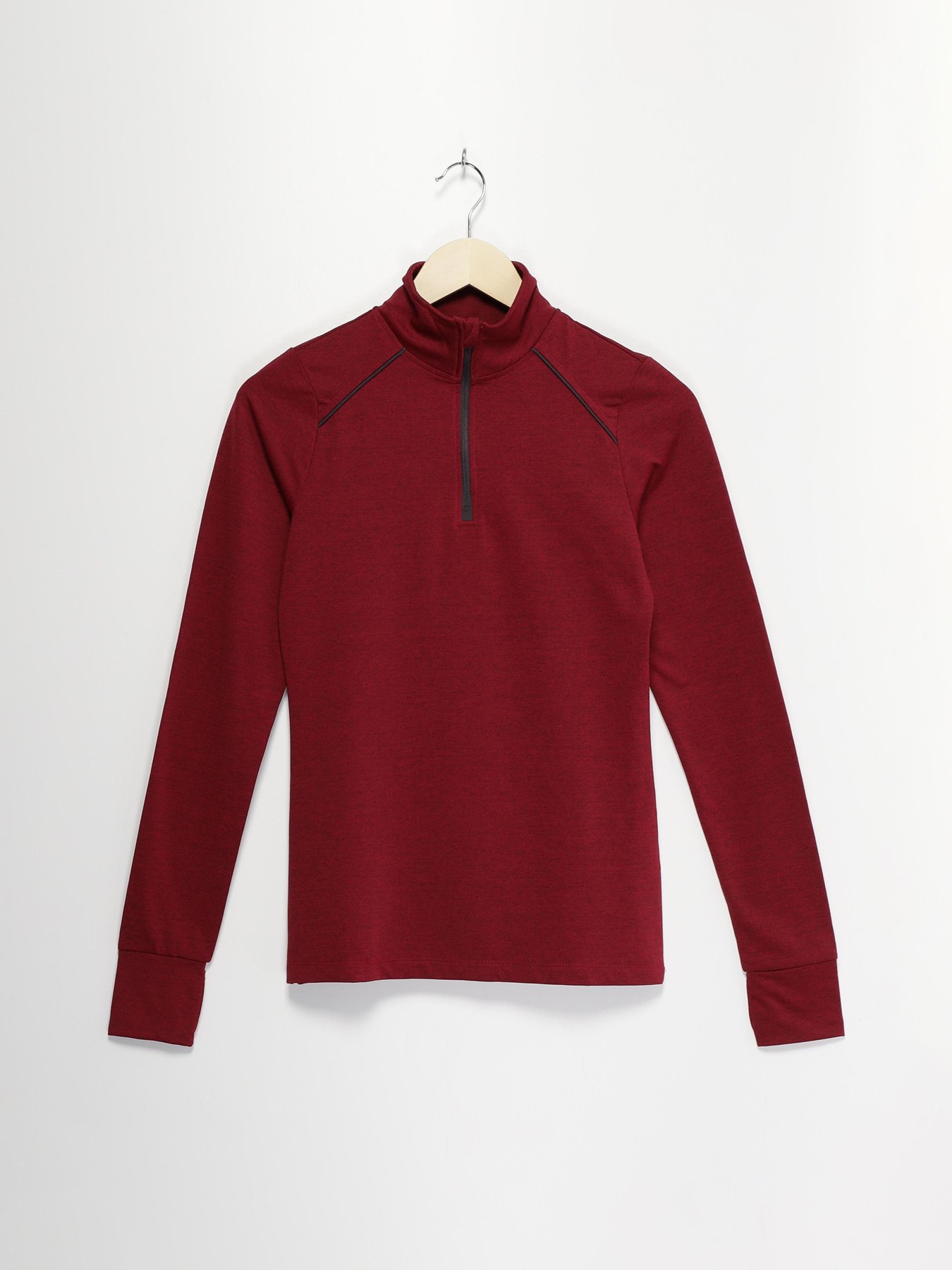 Лонгслів Crivit модель IAN305163_бордовий комб. Фото