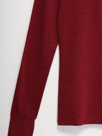 Лонгслів Crivit модель IAN305163_бордовий комб. Фото