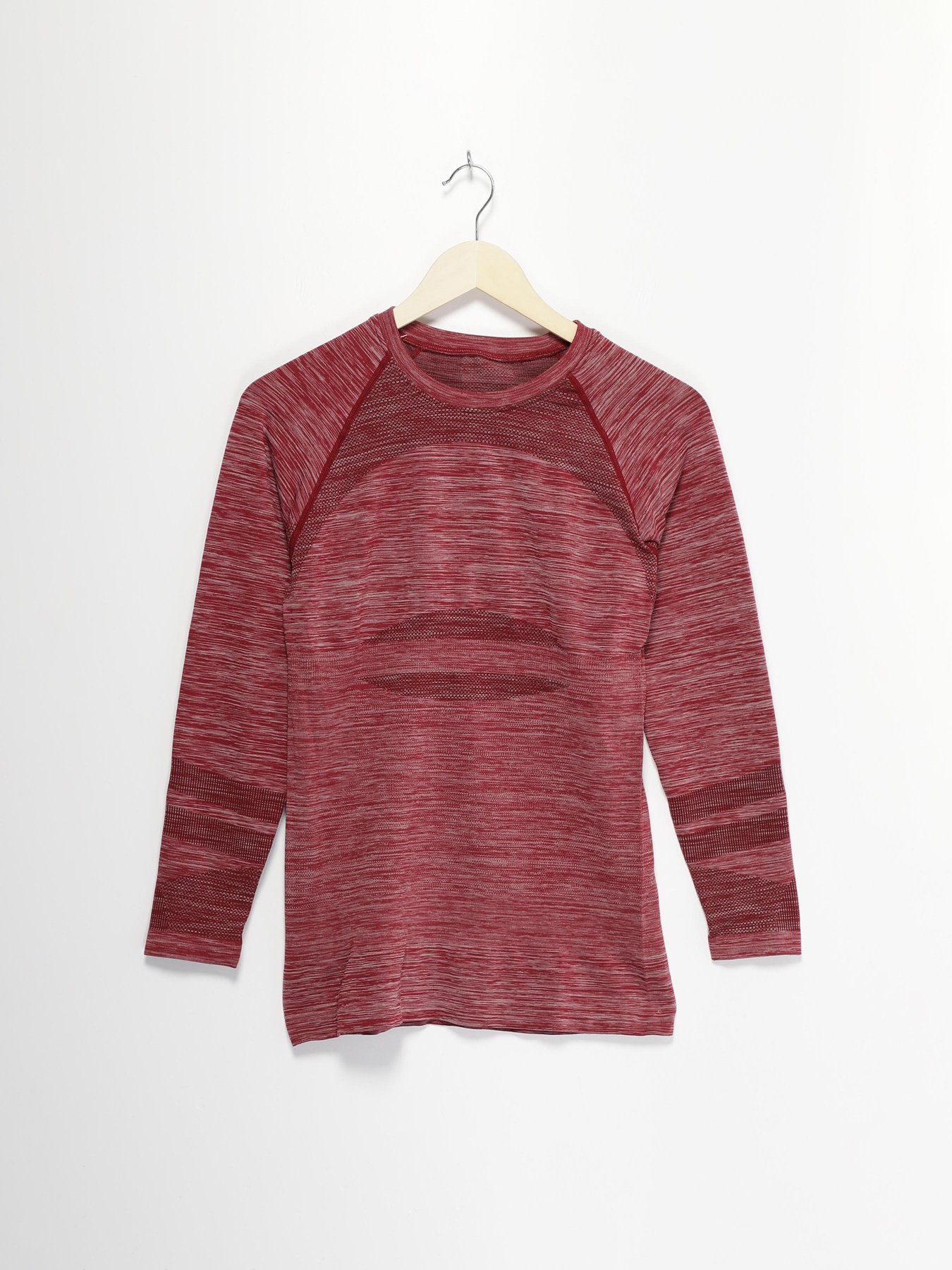 Лонгслів Crivit модель IAN305274_бордовий комб. Фото