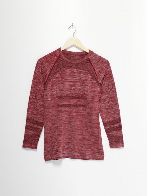 Лонгслив Crivit модель IAN305274_бордовий комб. Фото